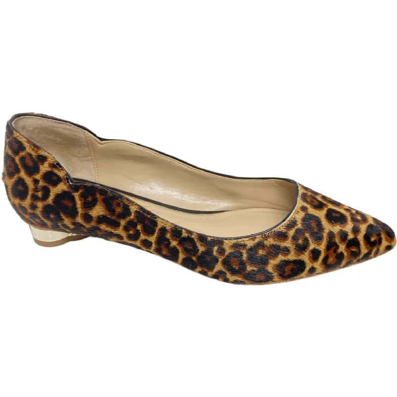 trendy flats for artists-Shoes Flats By White House Black Market In Animal Print, Size: 6