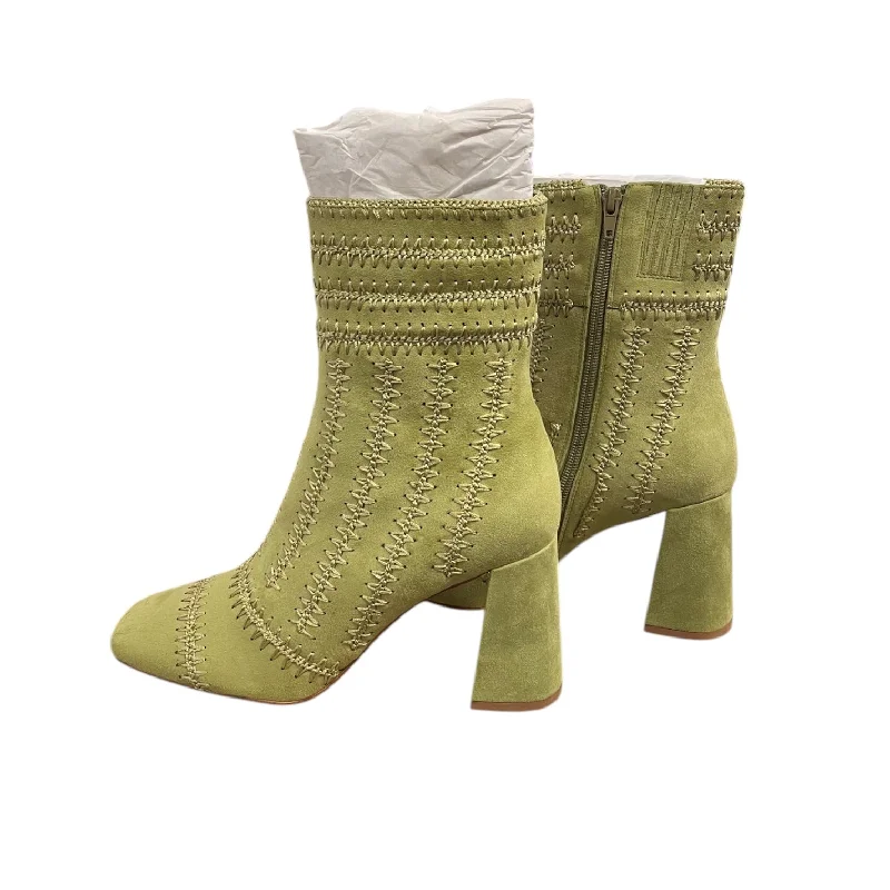 chic riding boots-Boots Ankle Heels By Jeffery Campbell In Green, Size: 9