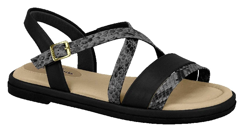 Best sandals for casual luxury-Modare 7139.104 Women Flat Fashion Sandal Travel Casual Shoe in Black