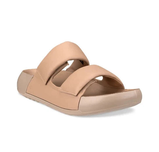 Vegan sandals for eco-friendly style-ECCO Women's Cozmo Platform Sandal - Nude