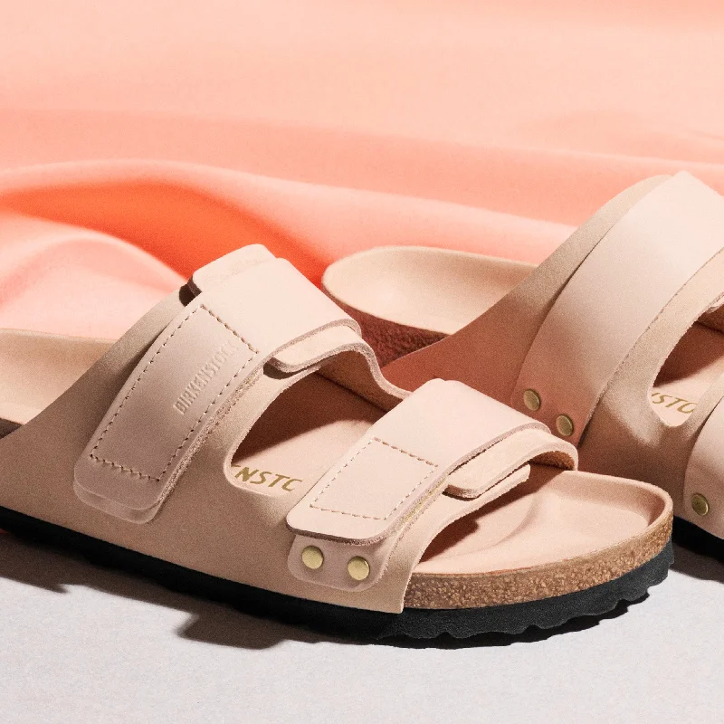 How to clean sandals with toothpaste-UJI HEX - NEW BEIGE - LEATHER