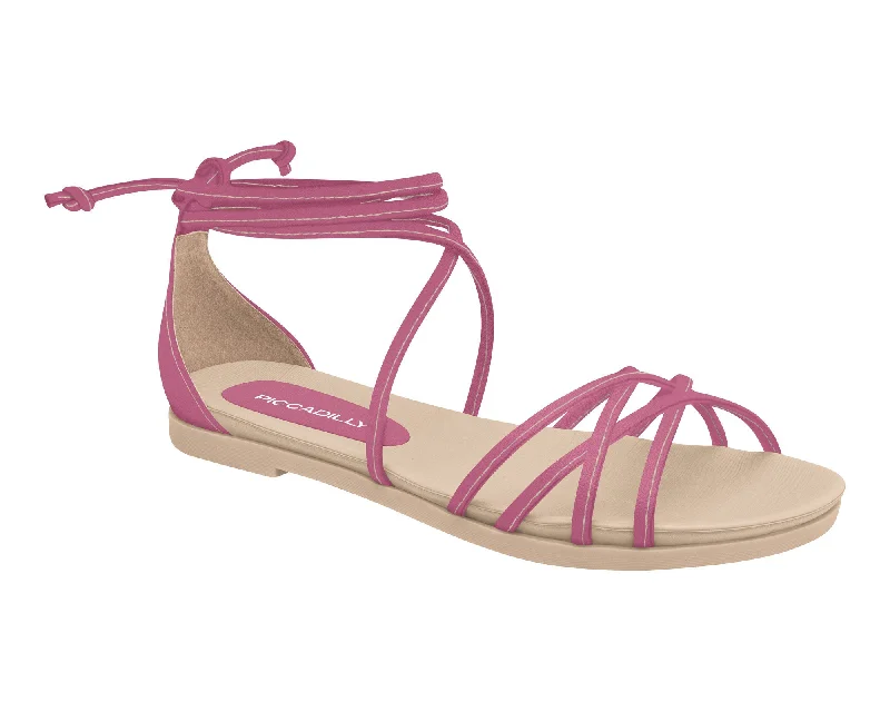 Best sandals for effortless fashion-Piccadilly Brazilian Comfort Chic: 418060 Lace Ups: Elevate Your Style with Versatile Sandal Lacing