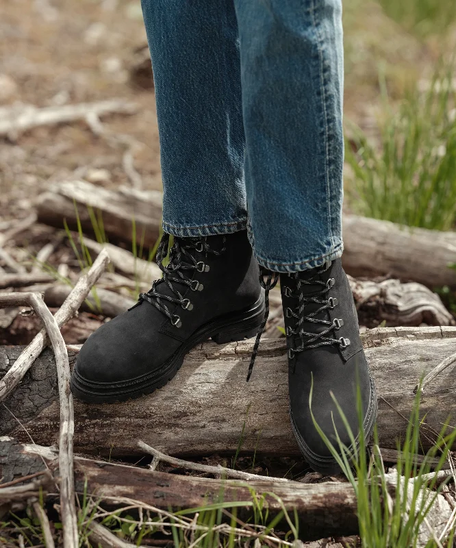 sturdy work boots-Oiled Leather Mountain Boot