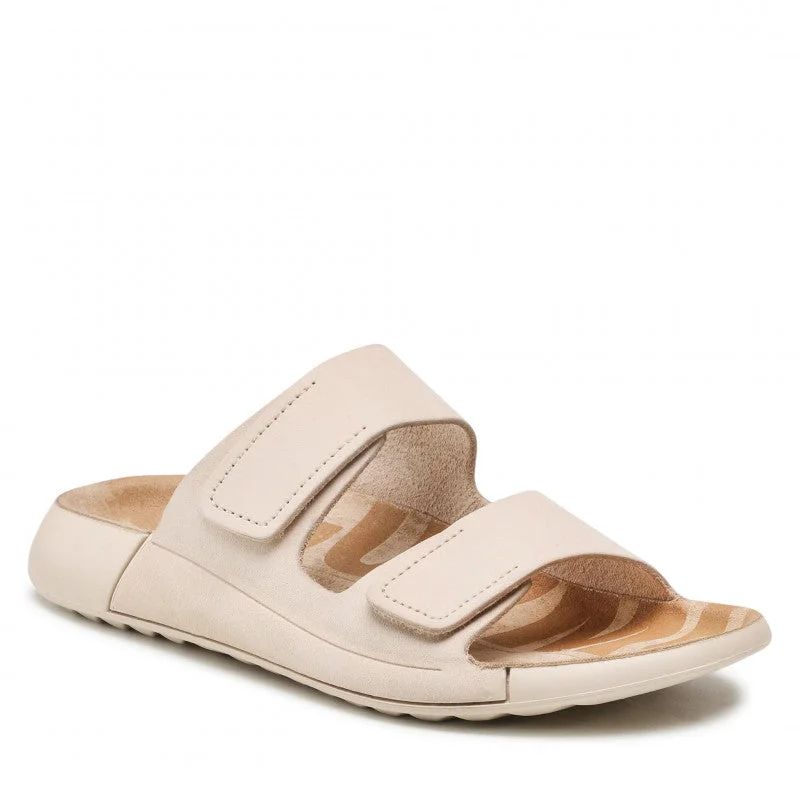 Slip-resistant sandals for safety-ECCO Women's 2nd Cozmo Sandals - Limestone