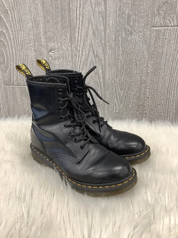 outdoor waterproof boots-Boots Combat By Dr Martens In Black, Size: 9