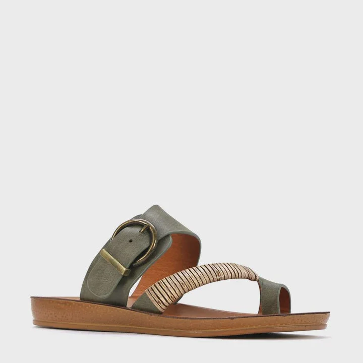 How to choose sandals size-LOS CABOS BRIA KHAKI