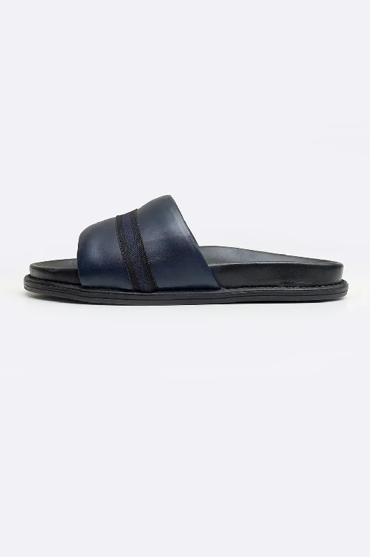 women’s soft slippers-SOFT LEATHER SLIDES