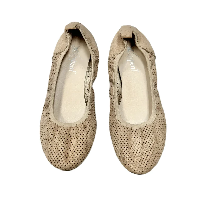 modern flats near stations-Shoes Flats By Xappeal In Tan, Size: 6