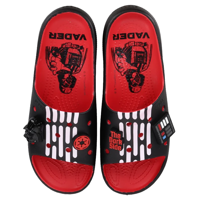 cute puppy slippers-Adult Darth Vader Slide V2