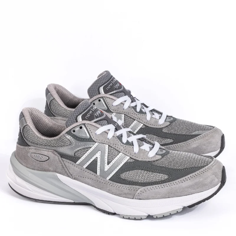 Athletic shoes for casual edge-THE 990 V6 - GREY - SUEDE