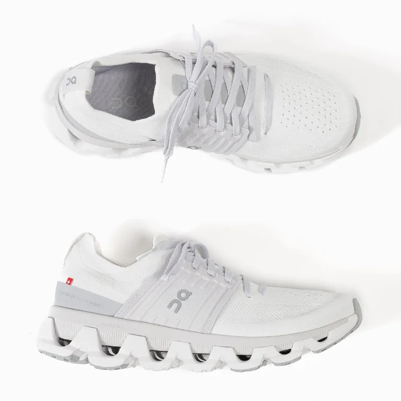 Athletic shoes with firm boost-W-CLOUDSWIFT 3 - WHITE - MESH