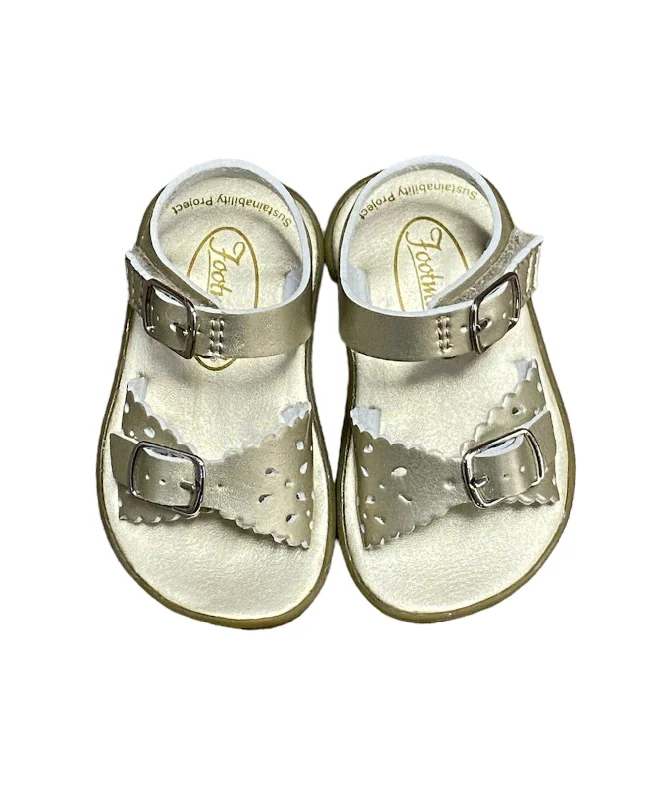 Sandals with track shorts-Soft Gold Eco-Ariel Sandal