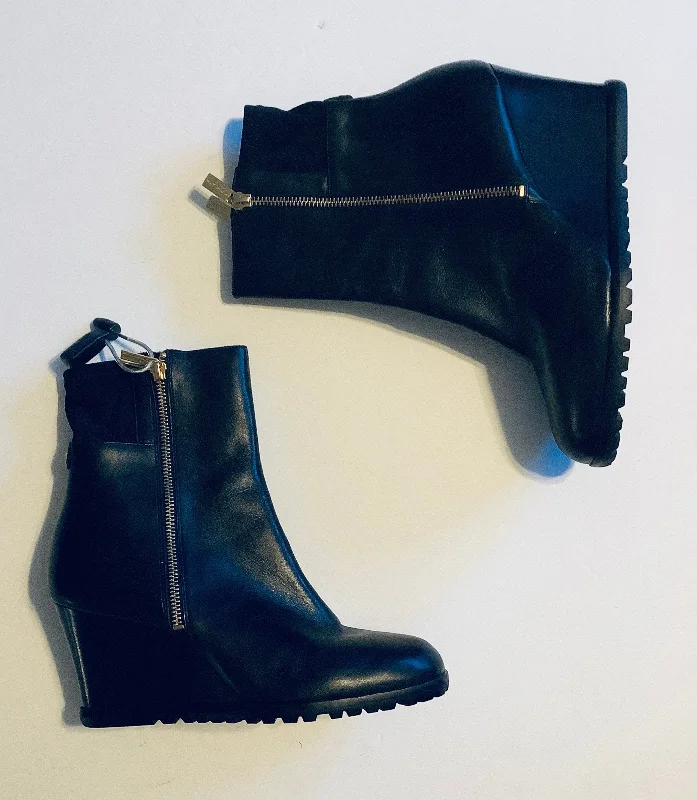 retro Western boots-Boots Ankle Heels By Michael By Michael Kors In Black, Size: 9.5