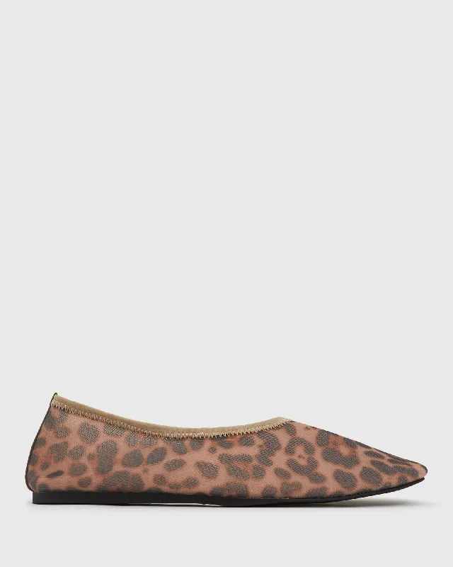 cozy flats for creatives-KAIA Mesh Ballet Flats