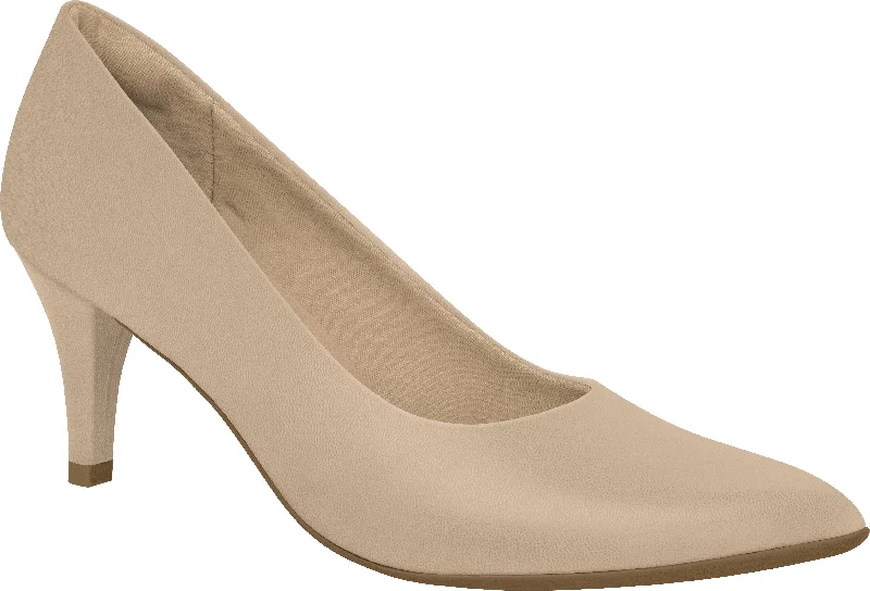 affordable high heels for singles-Piccadilly 745035 Women Fashion Business Classic Scarpine Heel in Ivory Color