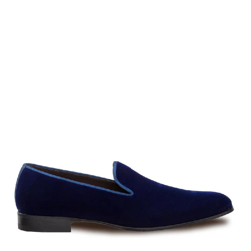 Loafers with unique vibes-Mezlan Lublin Men's Designer Shoes Navy Fabric Loafers 9273 (MZ3107)