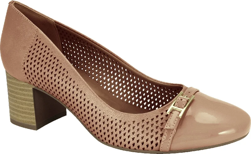 high heels near tech centers-Ramarim 1884205 Women Fashion Comfortable Business Shoe Mid Heel in Skin