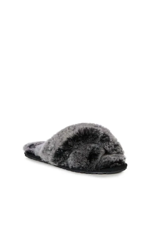 funny cat slippers-Mayberry Frost Slipper In Black