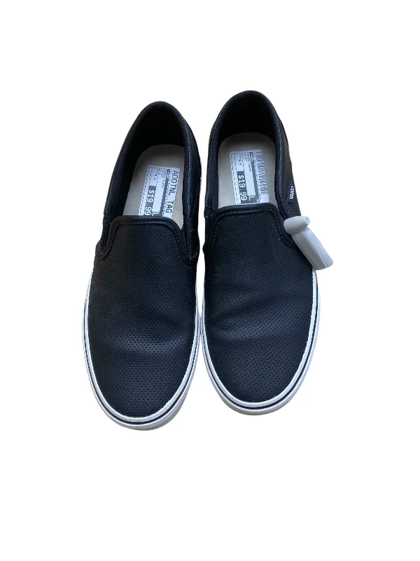 modern flats with pool-Shoes Flats By Vans In Black, Size: 9.5